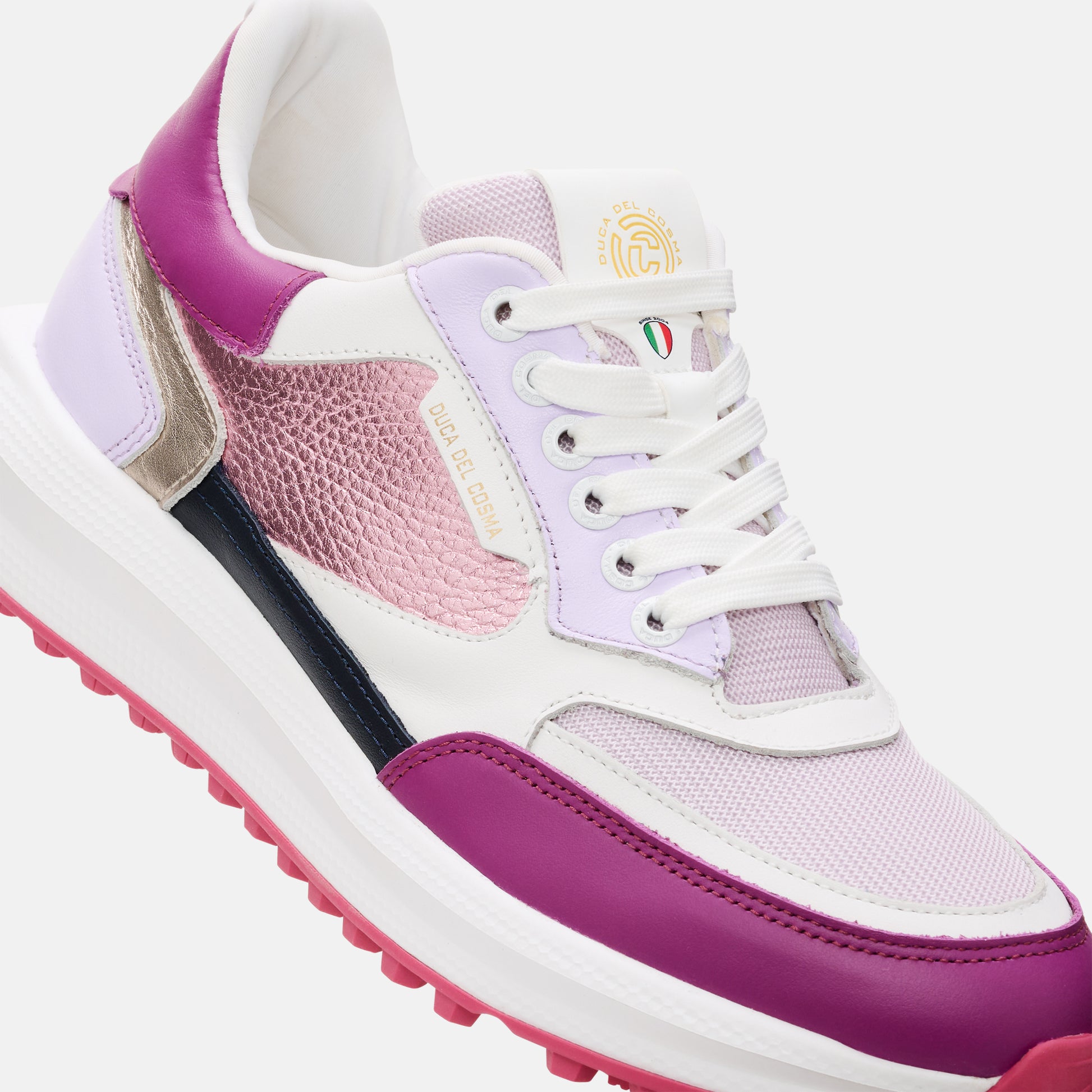 Purple Golf Shoes, Pink Golf Shoes, Lightweight Women's Golf Shoes Duca del Cosma, Spikeless Golf Shoes, Waterproof Golf Shoes.