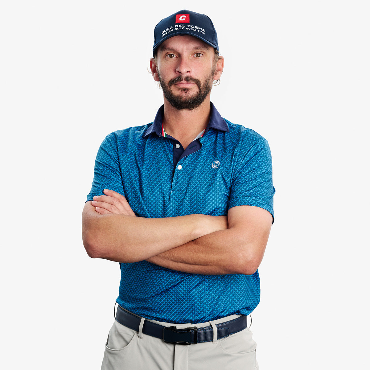 Polo Rocco - Bleu moyen/bleu marine