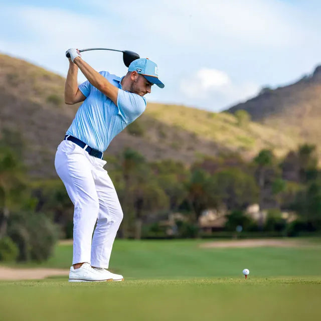 white leather golf shoes, Duca del Cosma