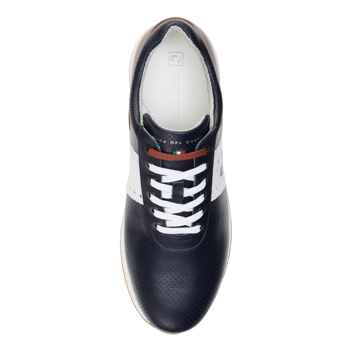 Belair Navy/Cognac Men's Golf Shoe