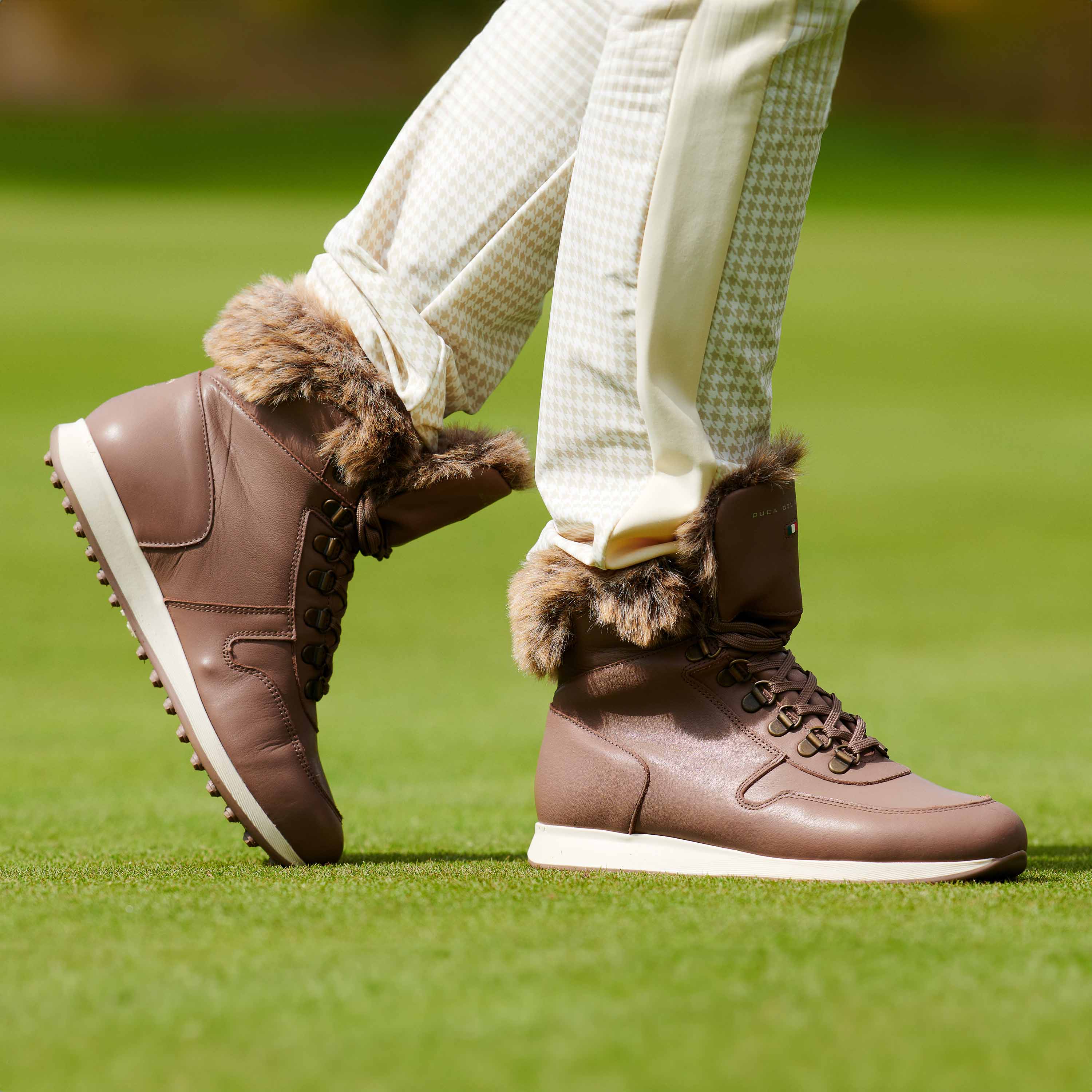 Palazzo Chaussures de golf d hiver pour femme taupe