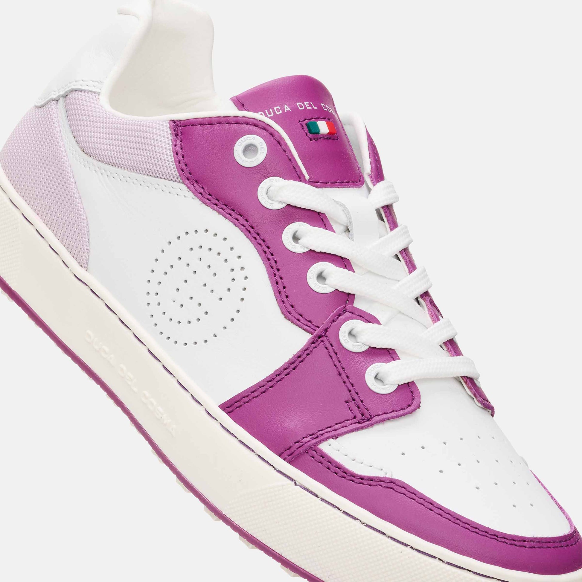 Purple Golf Shoes, Women's Pink Golf Shoes, Women's Golf Shoes Duca del Cosma, Spikeless Golf Shoes.