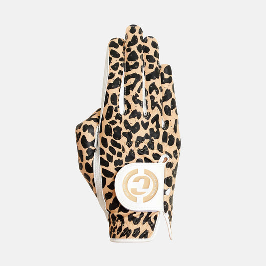 Gant de golf blanc Designer Pro King Cheetah pour femme droite
