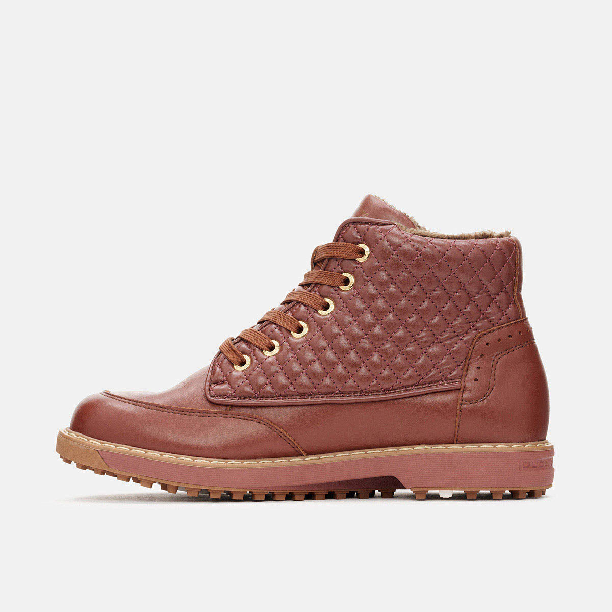 Women brown golf shoe