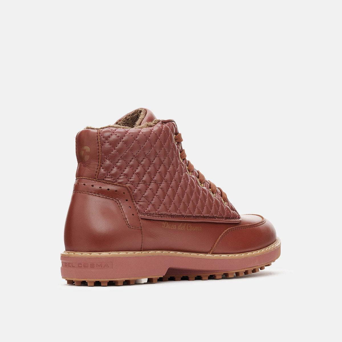 Women brown golf shoe