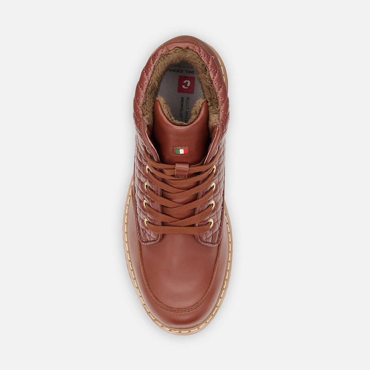 Women brown golf shoe
