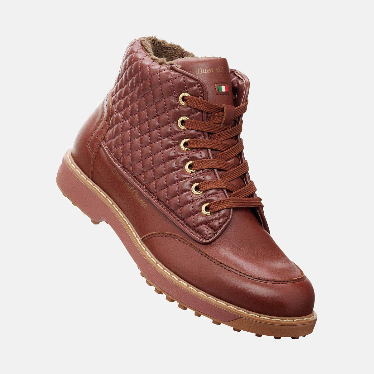 Women brown golf shoe