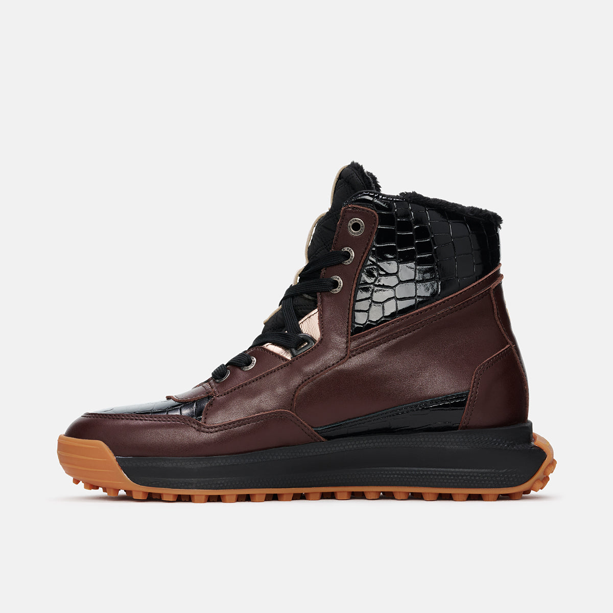 brown women's winter golf boots