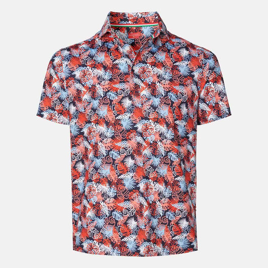 Polo Riccardo - Orange/Bleu