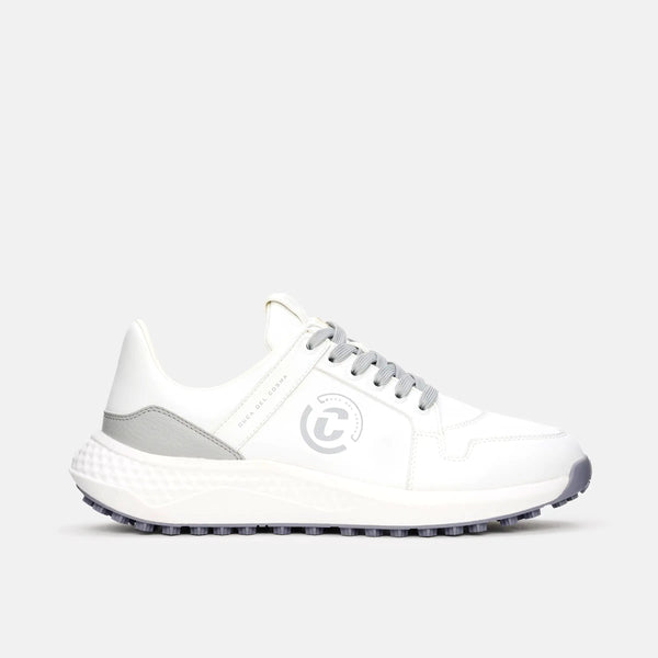 Lightweight Waterproof Golf Shoes - Novara - White/Grey – Duca del