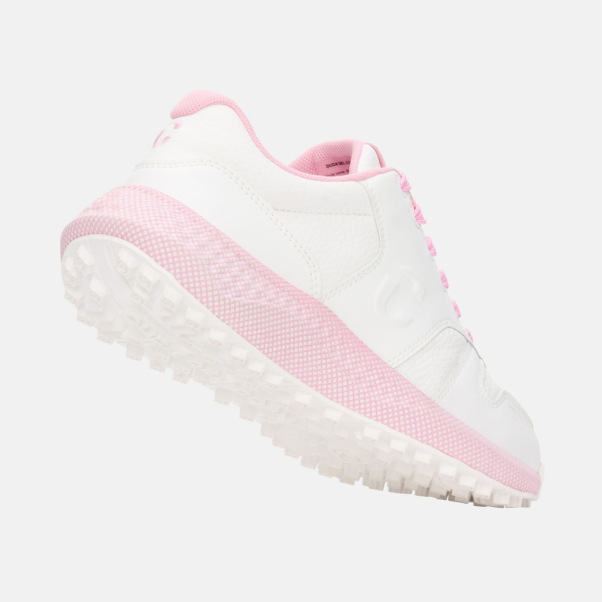 Lightweight Summer Golf Shoes Saturnia - White/Pink – Duca del