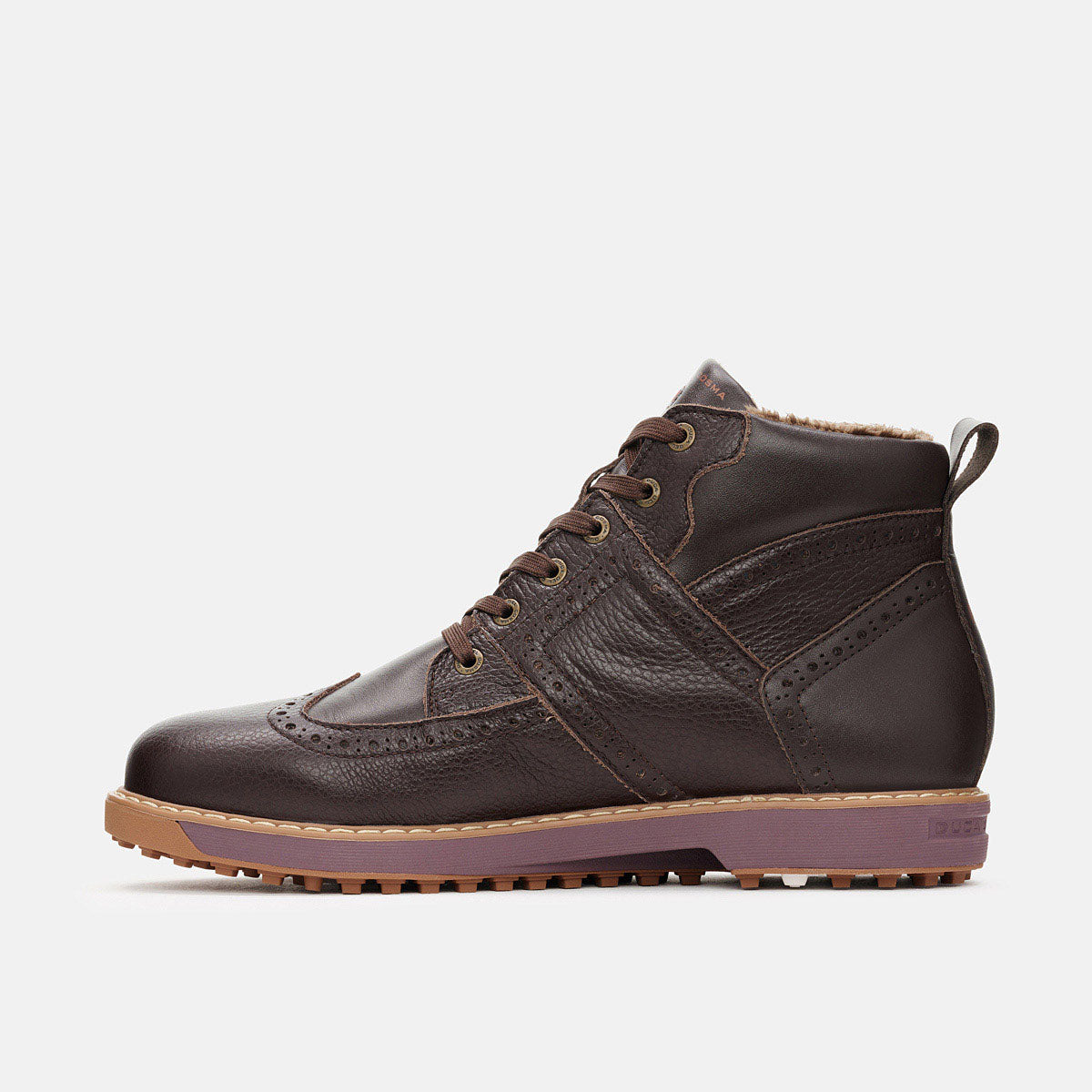 Mens brown golf shoe