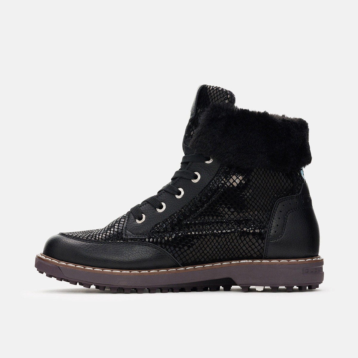 Women black golf shoe 