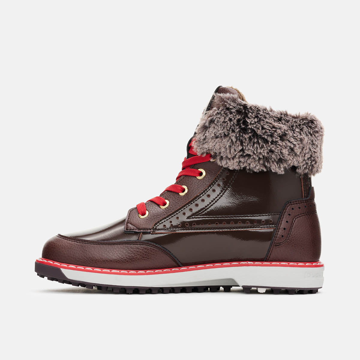 Women brown golf shoe 