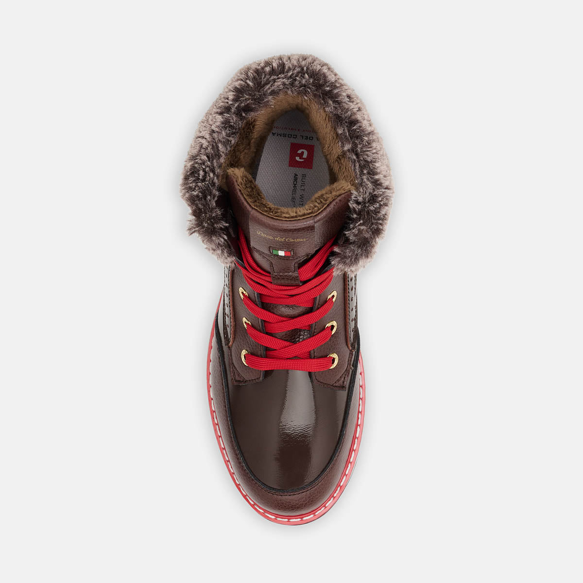 Women brown golf shoe 