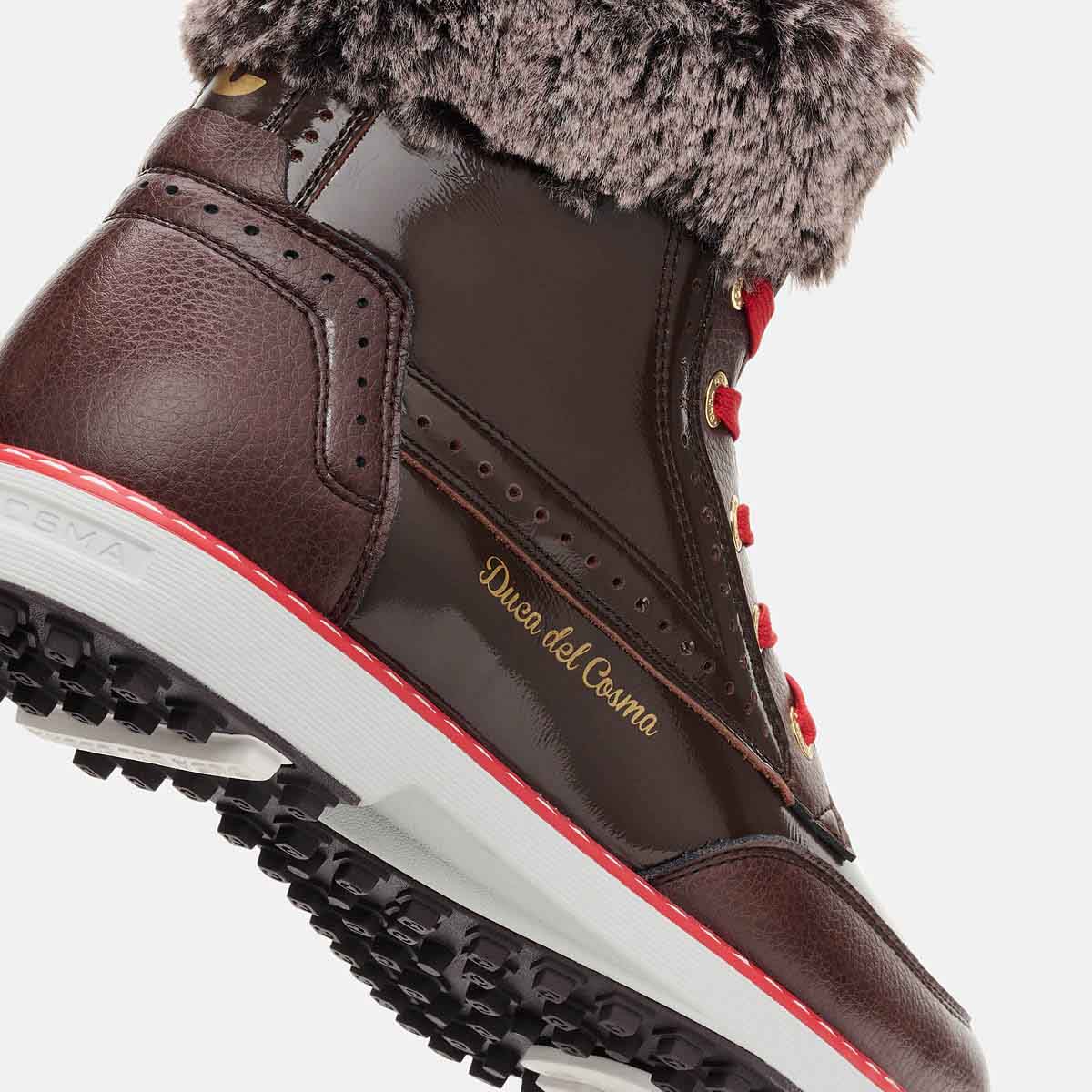 Women brown golf shoe 