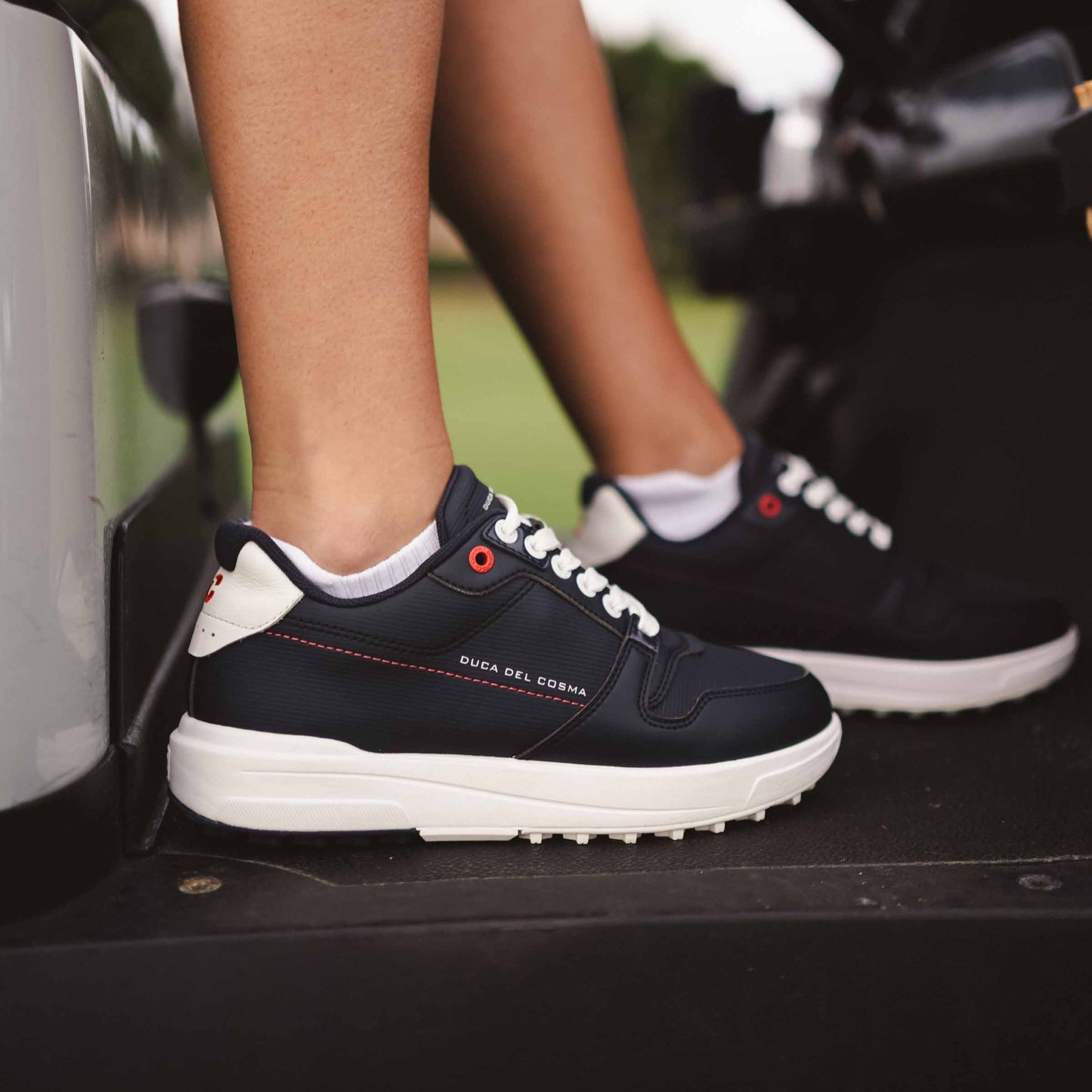 Amantea - Navy/White