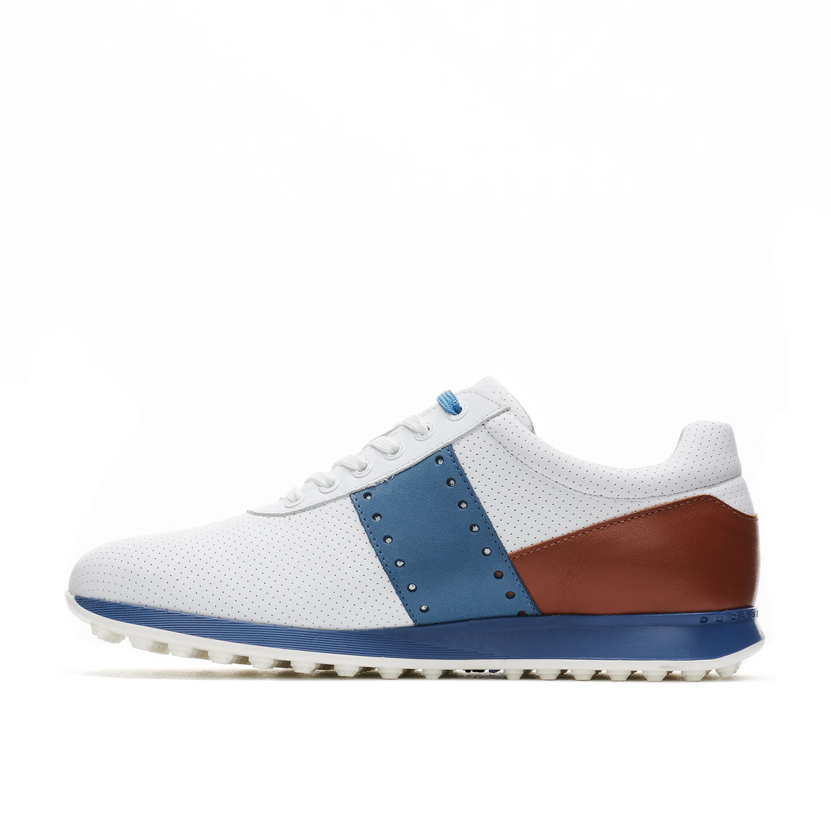 Belair White/Cognac Men's Golf Shoes