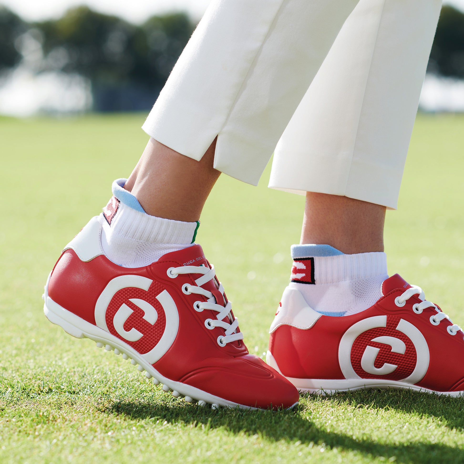 Women's Queenscup Red Golf Shoe