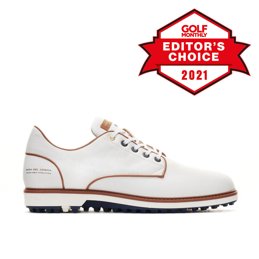 Elpaso White Men's Golf Shoe