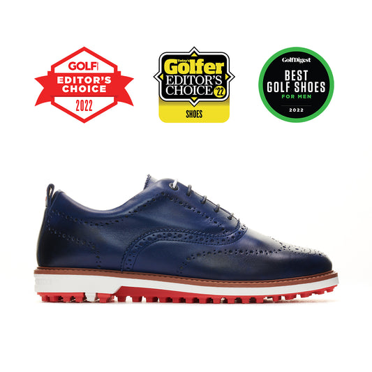 Churchill Royal Blue Men's Golf Shoe