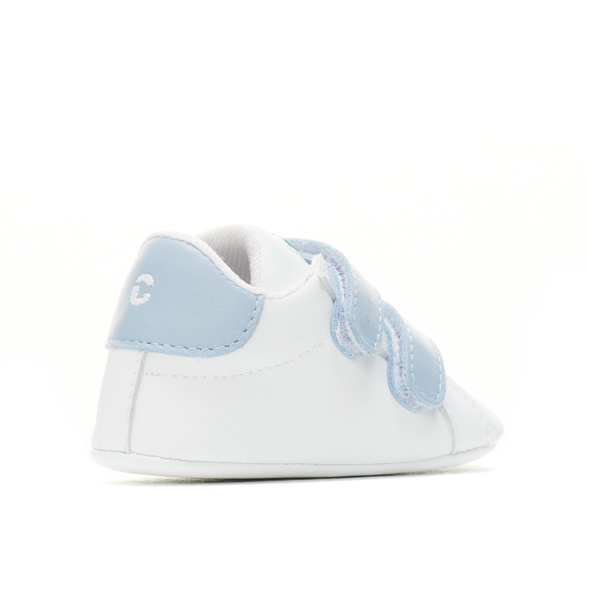 Baby Shoe - White/Light Blue