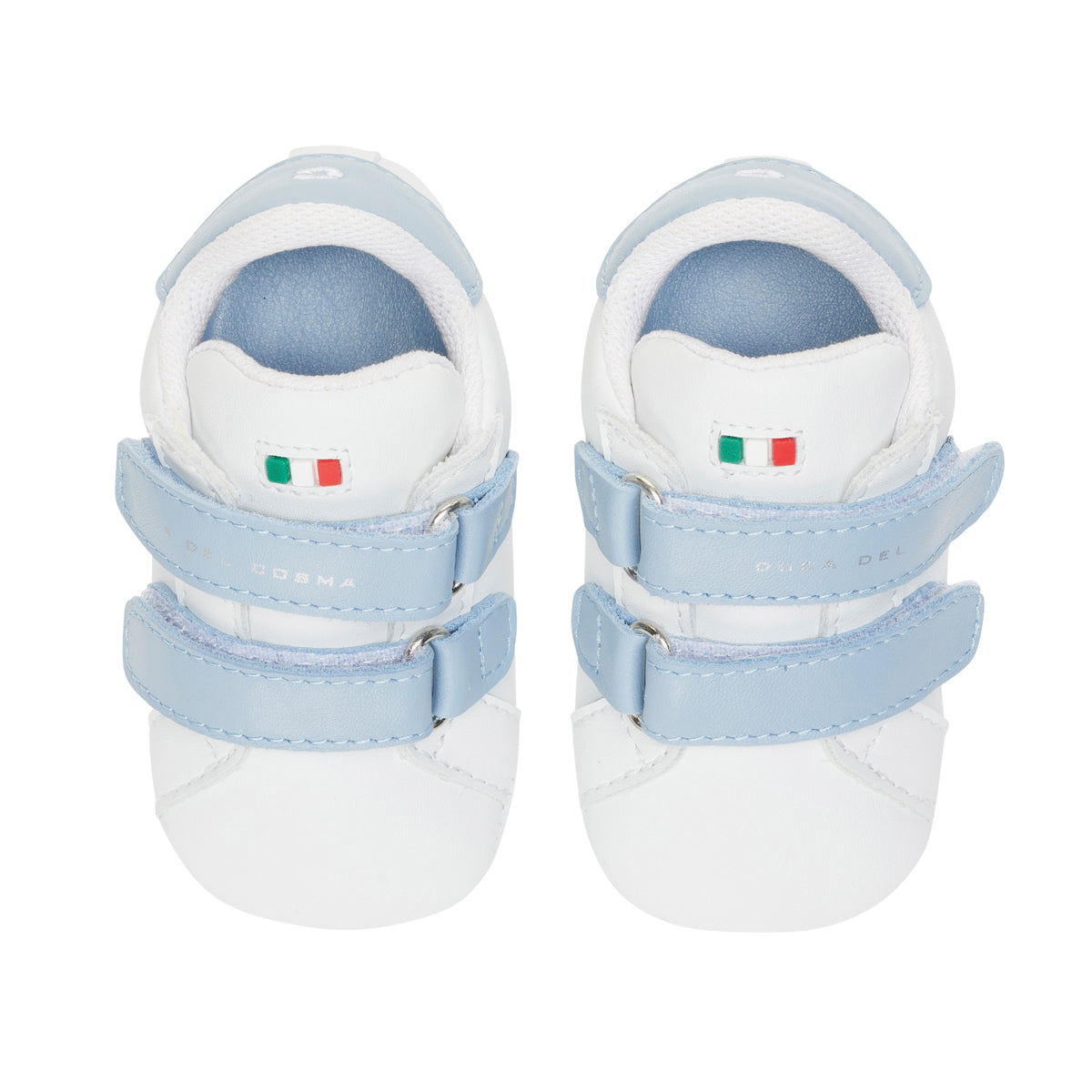 Baby Shoe - White/Light Blue