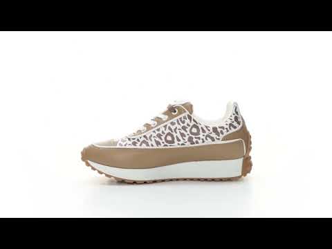 Alexa Taupe Cheetah Mujer Zapatos de Golf Duca del Cosma Global