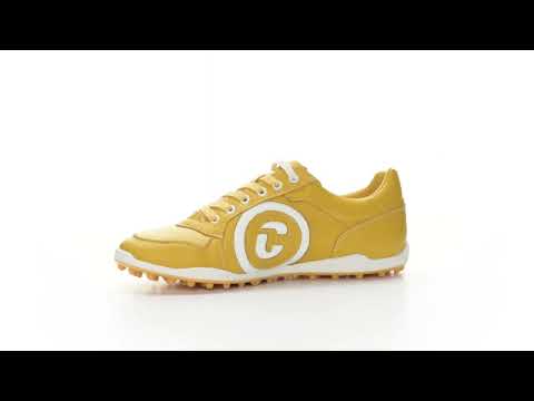 Kuba 2.0 Yellow Duca del Cosma Mens Golf Shoes Best Golf shoes men waterproof